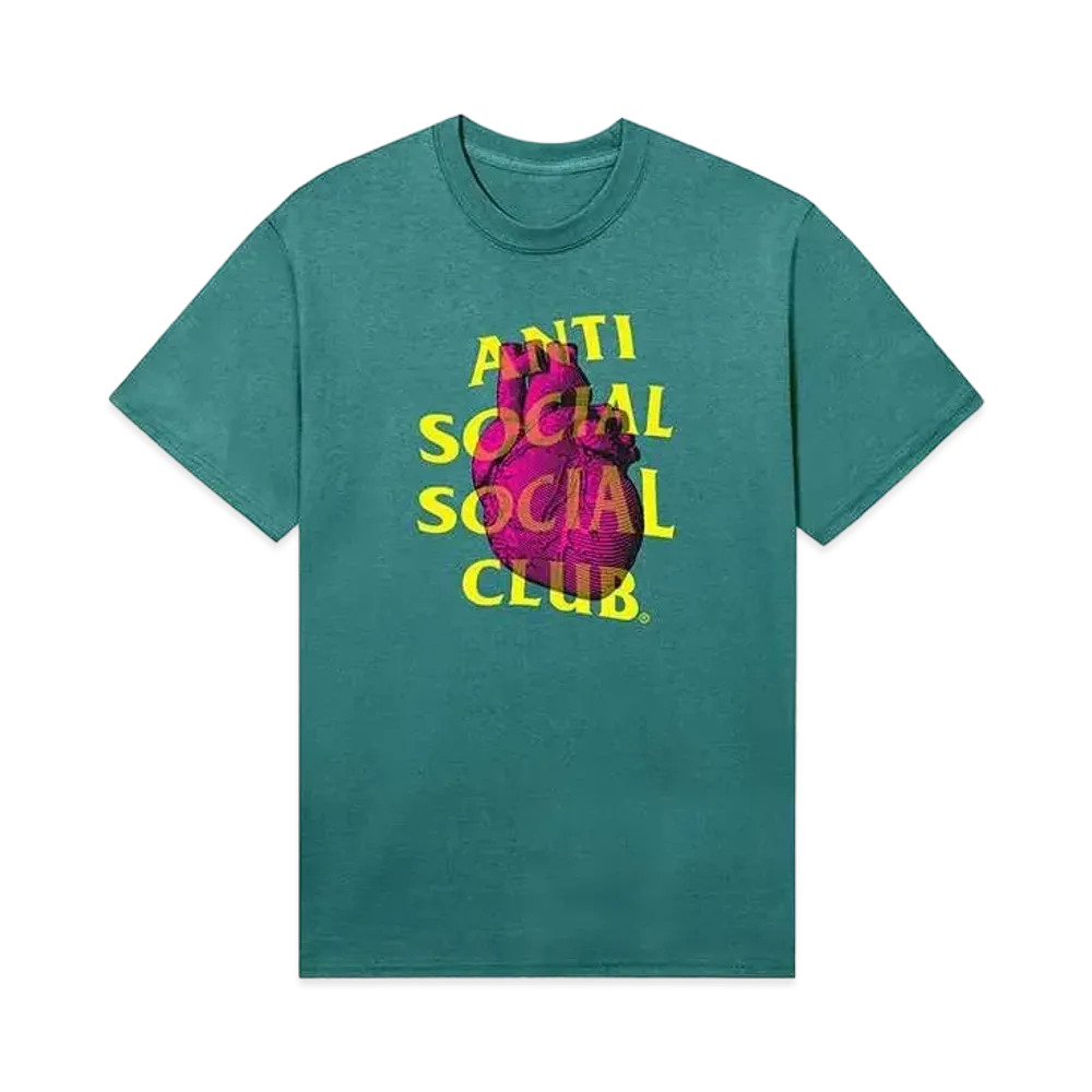 ANTI SOCIAL SOCIAL CLUB Big Pulse Tee "Jade Green"