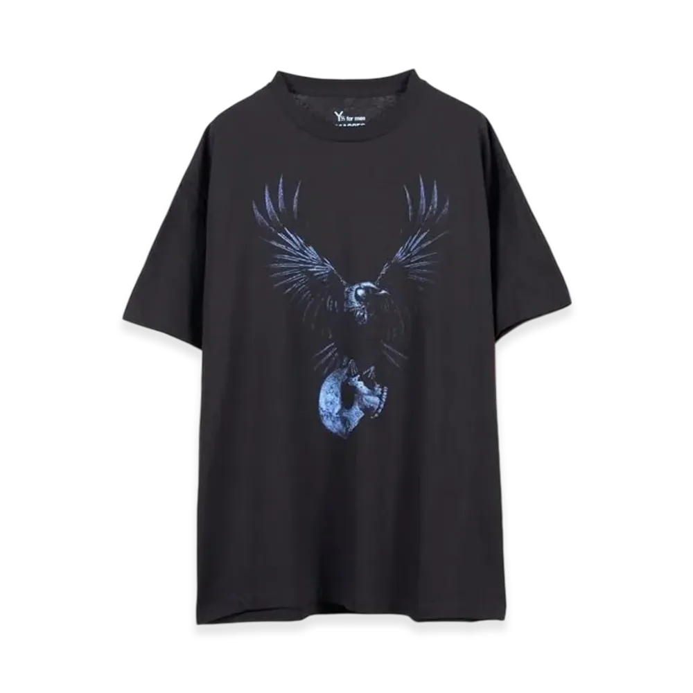 MASSES x Y's for men Round Neck Short Sleeve T D-1 "Black"