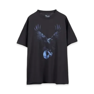 MASSES x Y's for men Round Neck Short Sleeve T D-1 "Black"