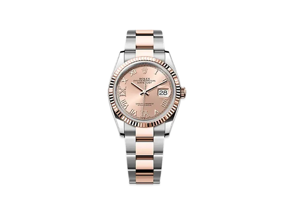 ROLEX Datejust 36 Oystersteel & Everose Gold "Everose Gold"