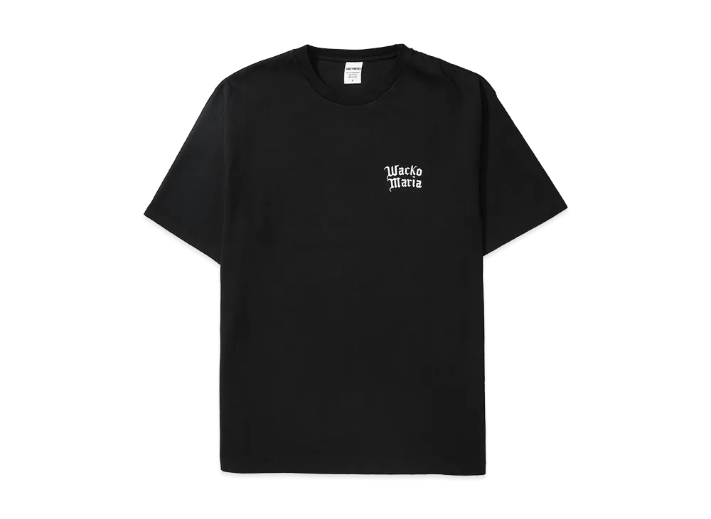 WACKO MARIA Washed Heavy Weight T-Shirt "Black"