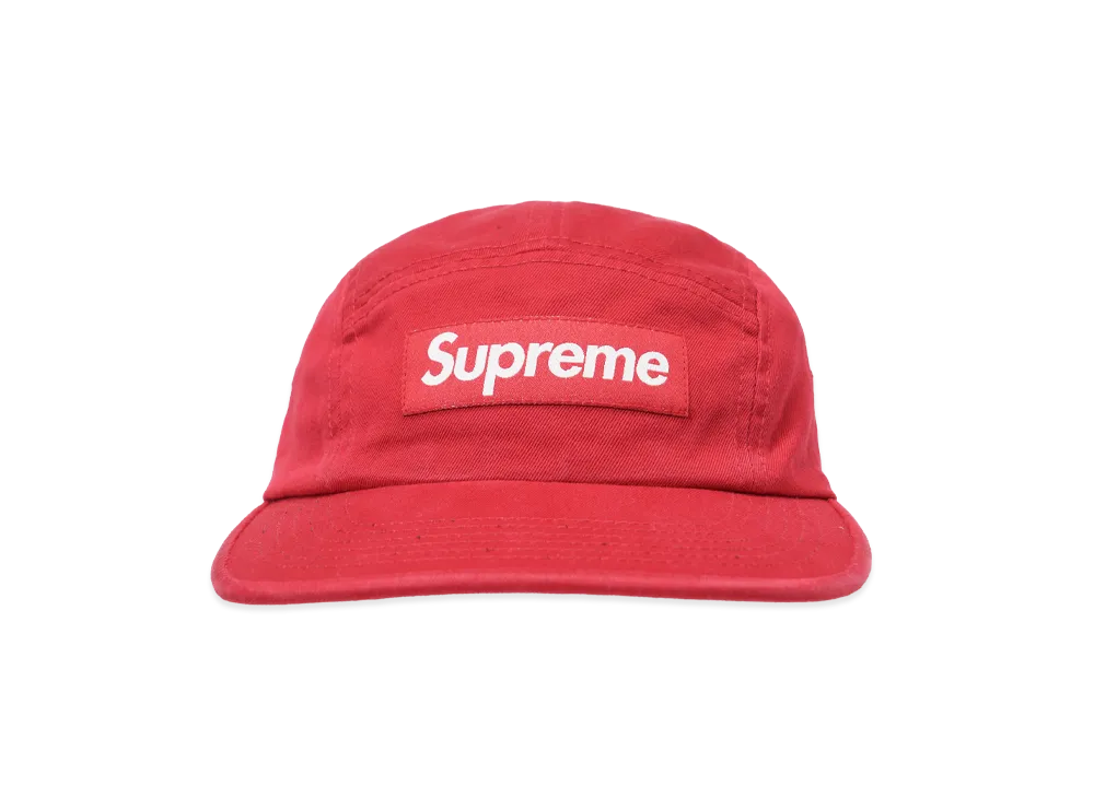 Supreme Washed Chino Twill Camp Cap (26SS) 