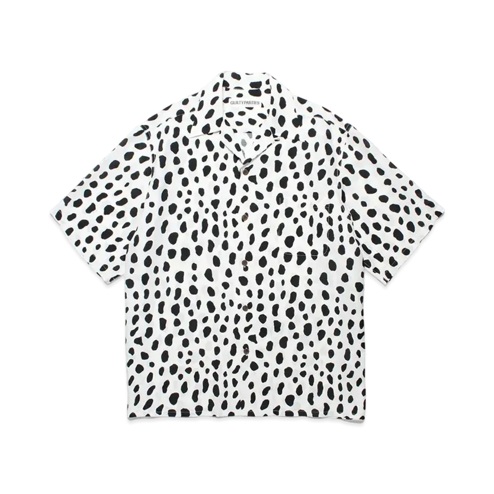 WACKO MARIA Leopard Hawaiian Shirt "White"