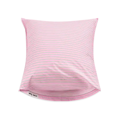 Stussy x Tekla Percale Pillow Sham King Size "Pink Stripes"