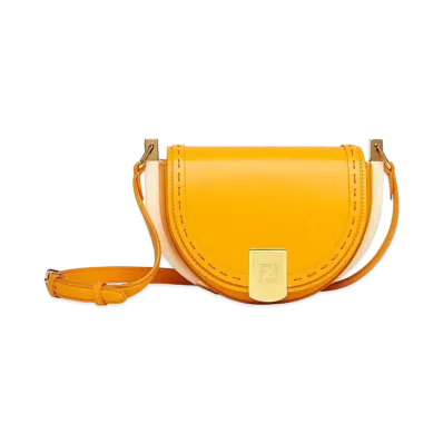 FENDI Moonlight Leather Bag "Orange"