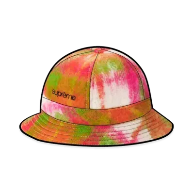 Supreme Mohair Plaid Bell Hat "Multi"