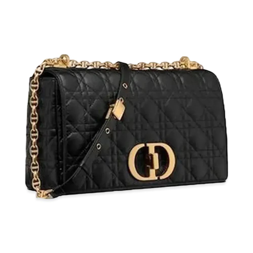 Dior Large Dior Caro Bag "Black"