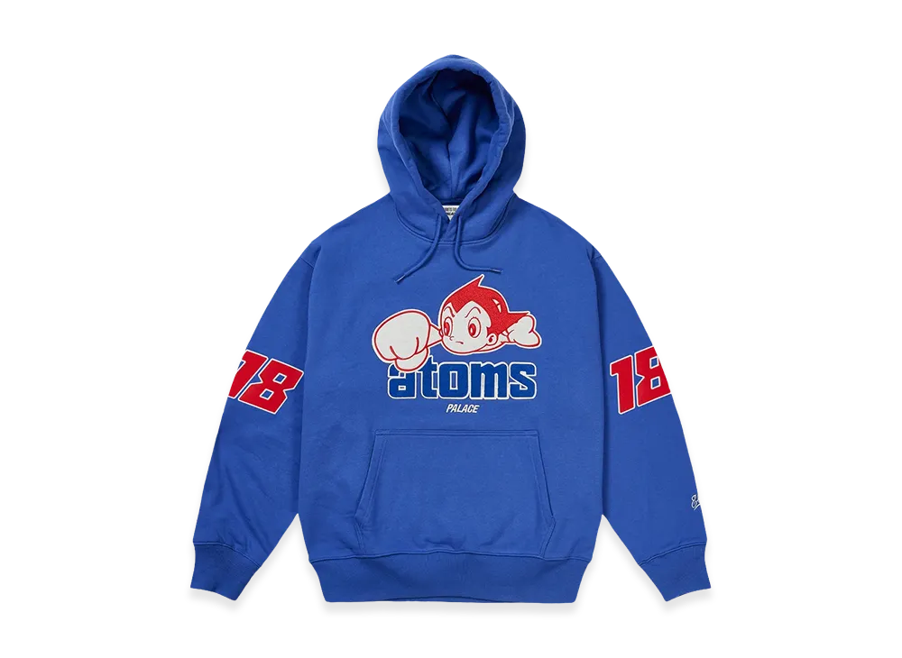 PALACE x SANKEI ATOMS Hood "Blue"