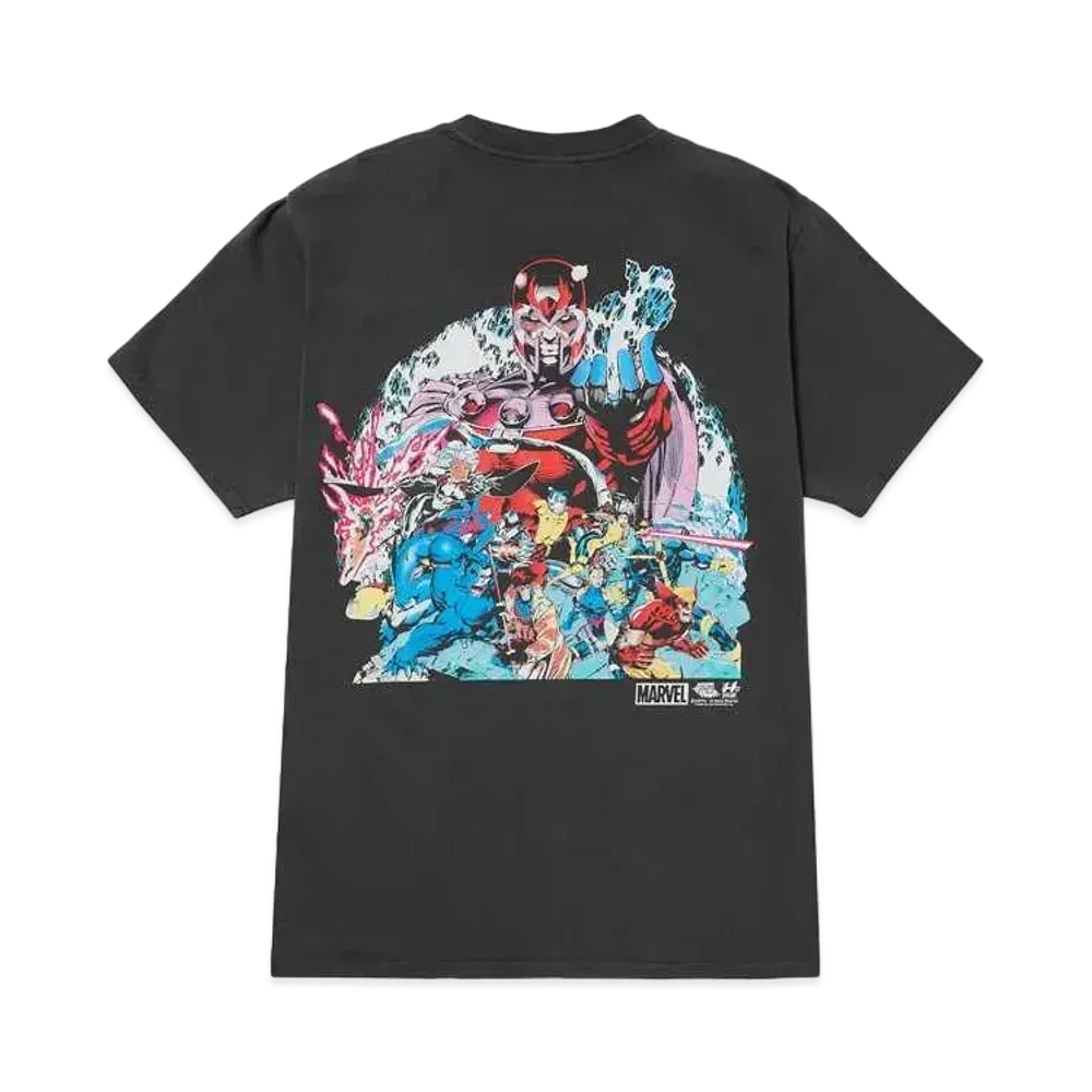 HUF x X-MEN #1 Remix Washed Tee "Washed Black"