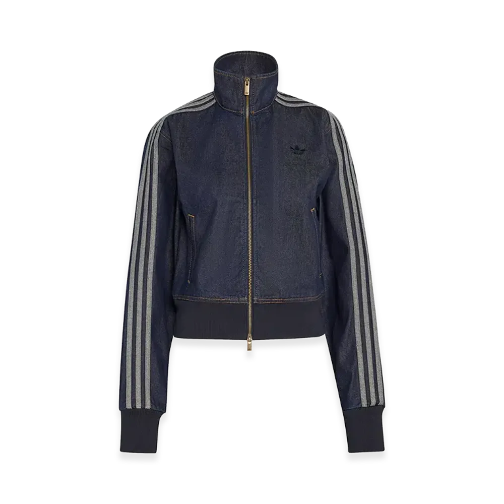 adidas Women's Firebird Denim Track Top (Jacket) "Indigo Denim"