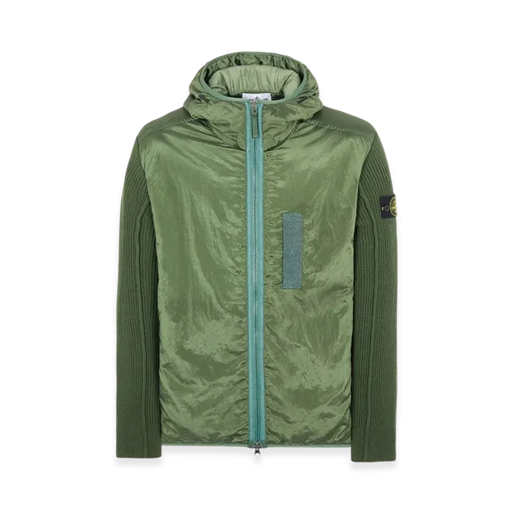 Stone Island 42730 Nylon Metal in Econyl Regenerated Nylon Primaloft TC and Knit - 22FW "Olive Green"