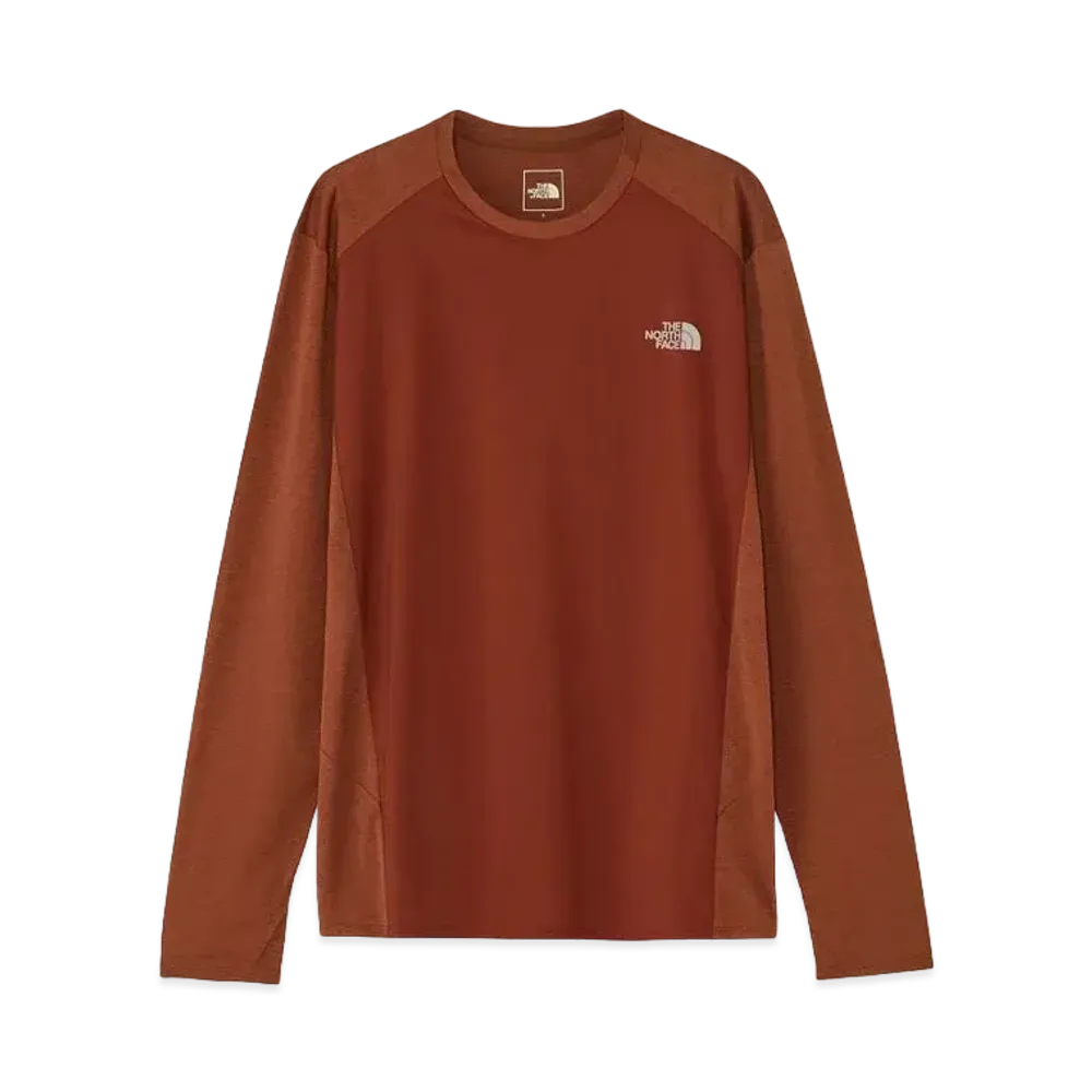 The North Face Long Sleeve Hybrid GTD Melange Crew "Brandy Brown"
