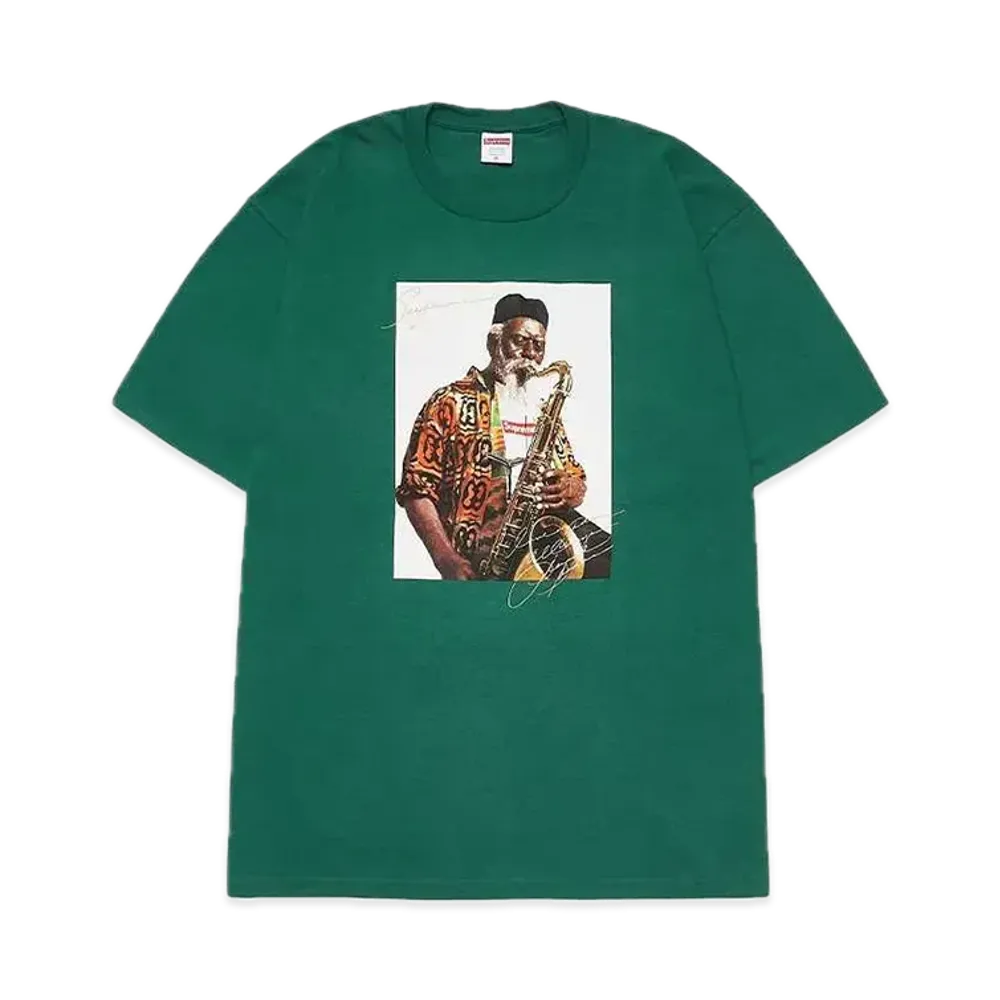 シュプリーム ファラオ サンダース Tシャツ "ライトパイン"