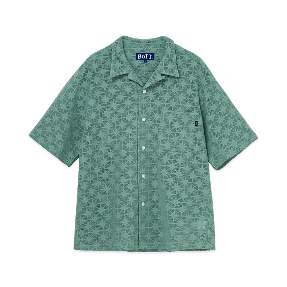 BOTT Sparkle Mesh S/S Shirt "Olive"