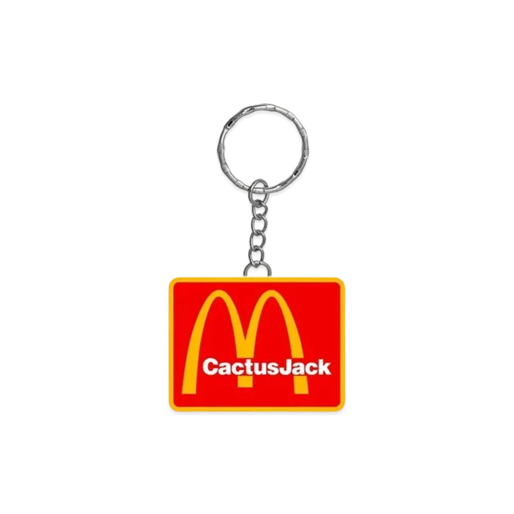 Travis Scott Cactus Jack x McDonald's Cj Arches Keychain "Red Yellow"