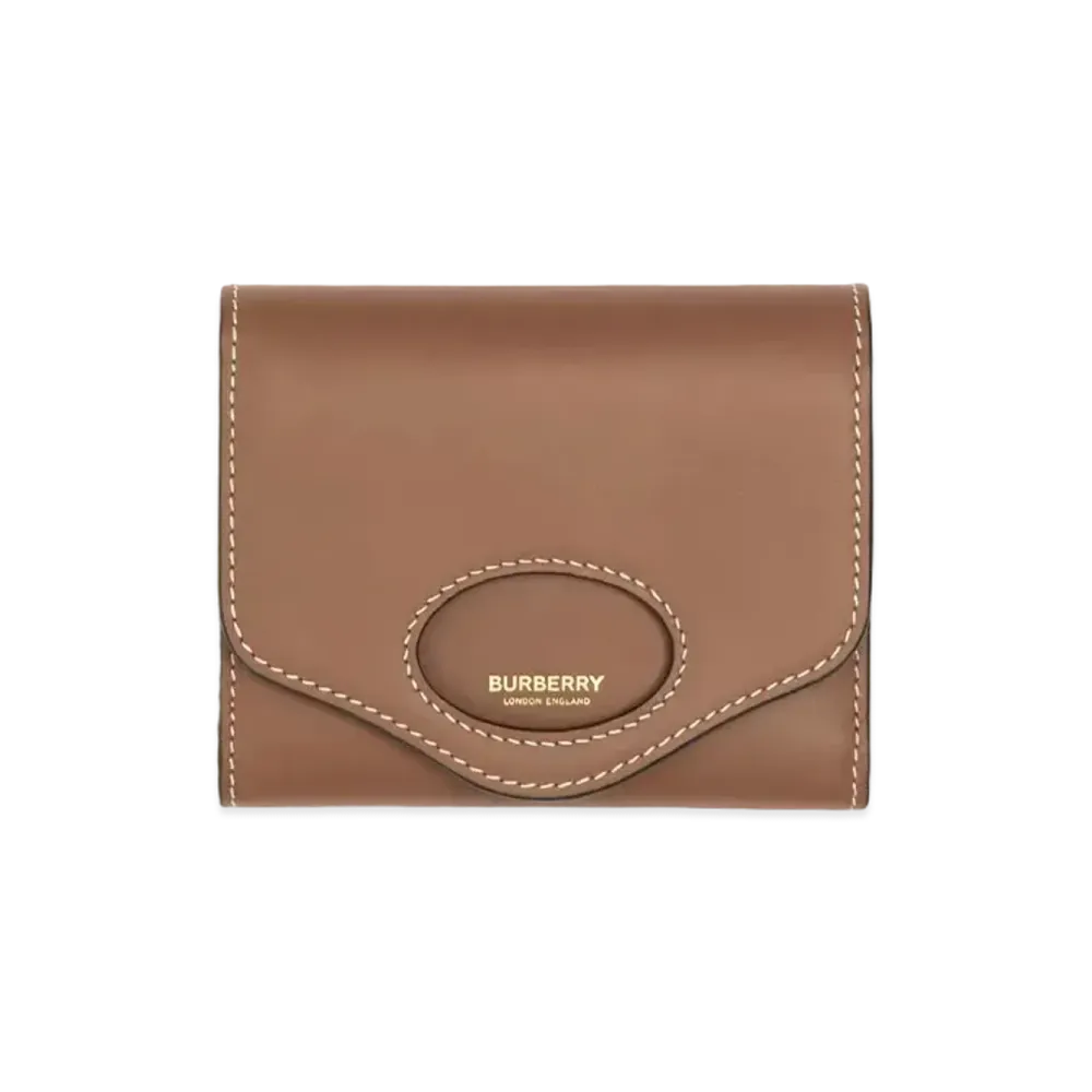 Burberry Leather Pocket Wallet "Malt Brown"