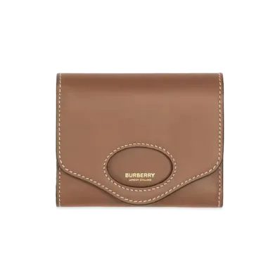 Burberry Leather Pocket Wallet "Malt Brown"