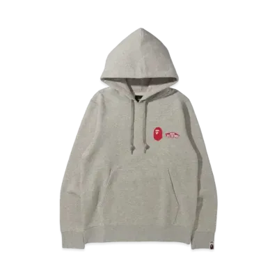 A BATHING APE X VANS PULLOVER HOODIE "Grey"