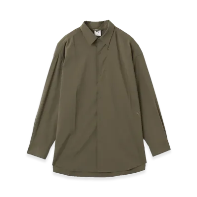 PUMA Oversized LS Shirt "Khaki"