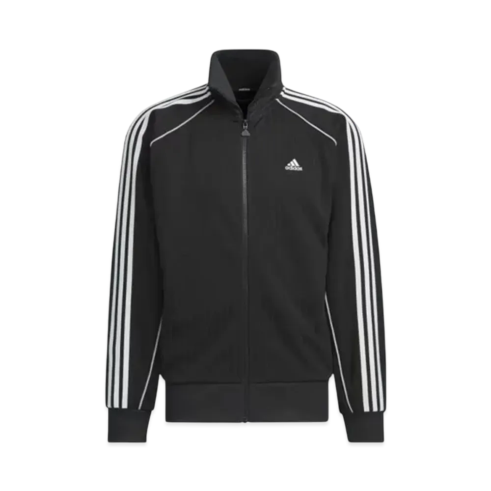 adidas BYD3S Loose Fit Jacquard Knit Track Top (Gender Neutral) "Black"