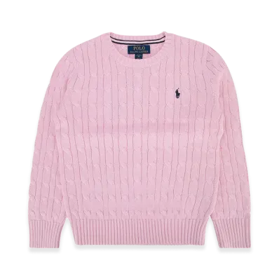 Polo Ralph Lauren Kids Polo Pony Cable-Knit Jumper "Pink"