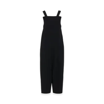 Yohji Yamamoto Gabardine Overalls Pants "Black"