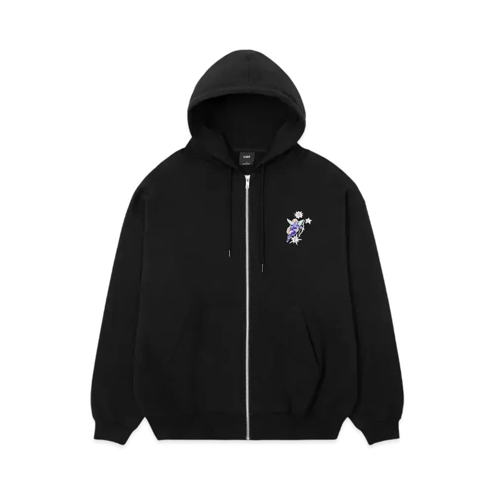 HUF Cupid Full Zip Hoodie "Black"