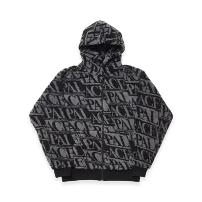 PALACE J-Ard Fleece Jacket "Black Grey"