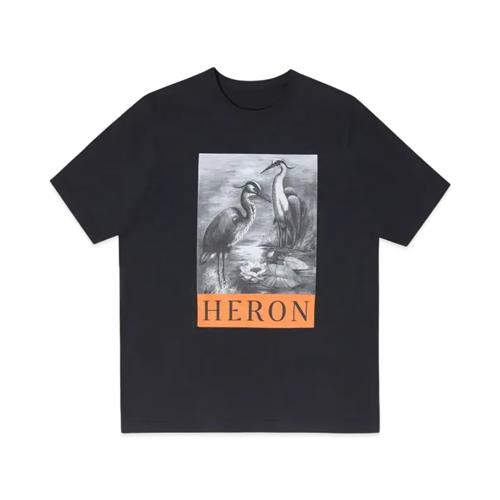 HERON PRESTON Nf Heron Bw SS Tee "Black"
