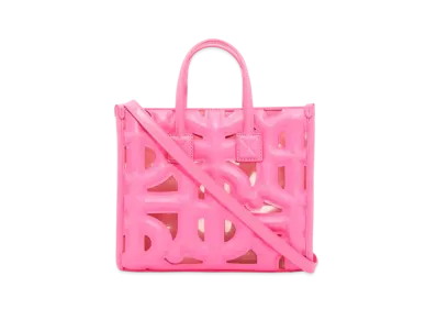 Burberry Mini Quilting Monogram Lamb Skin Frayatot "Bubble Gum Pink"
