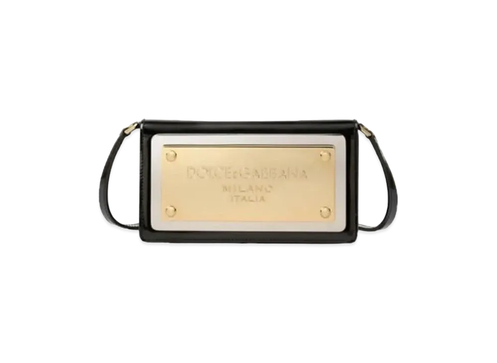 Dolce&Gabbana Phone Bag Maxilogo Plate "Black"