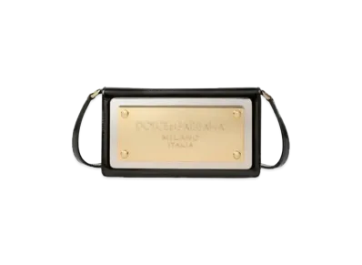 Dolce&Gabbana Phone Bag Maxilogo Plate "Black"