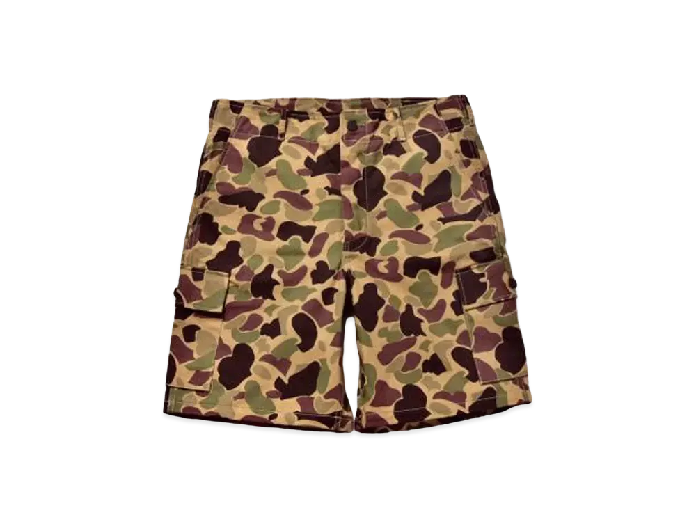 THE REAL McCOY'S BEO GAM CAMOUFLAGE SHORTS "Beige"