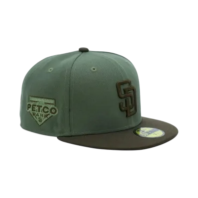 NEW ERA x THE CAP 59Fifty 'New Year SP Collection' San Diego Padres "Olive/Walnut"