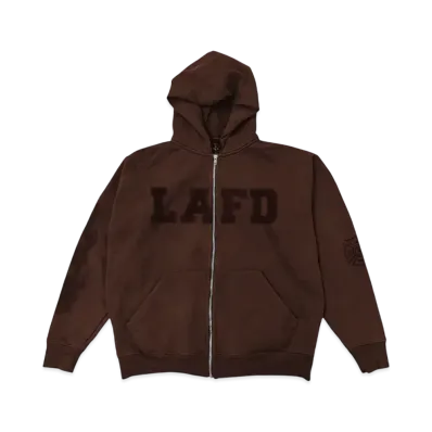 Travis Scott Cactus Jack Lafd Zip Hoodie "Brown"