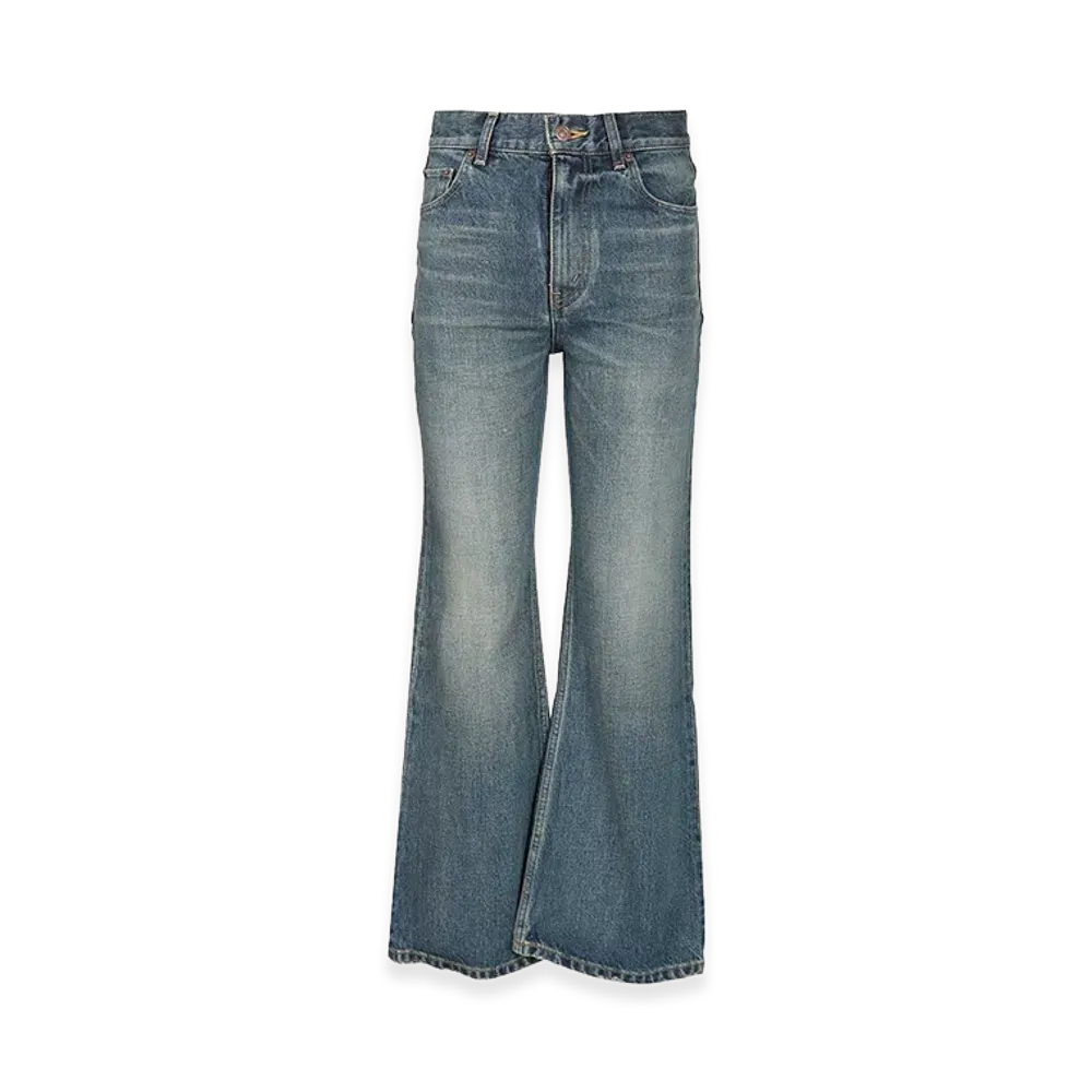 CELINE Women's Bootcut Jeans "Blue"