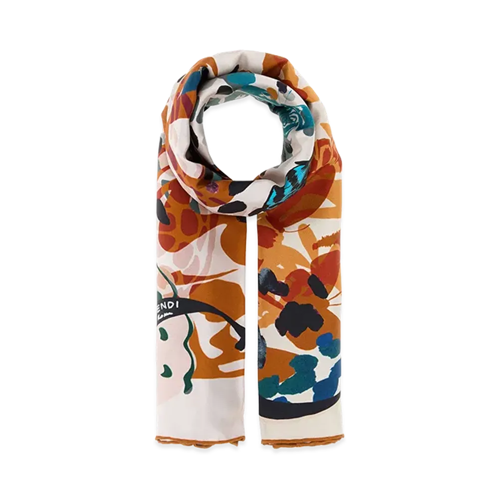 FENDI Women's Silk Foulard "Multicolor"