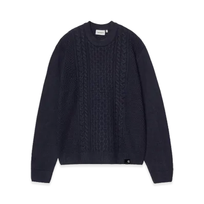 Carhartt WIP Caster Knit Sweater "Dark Navy"