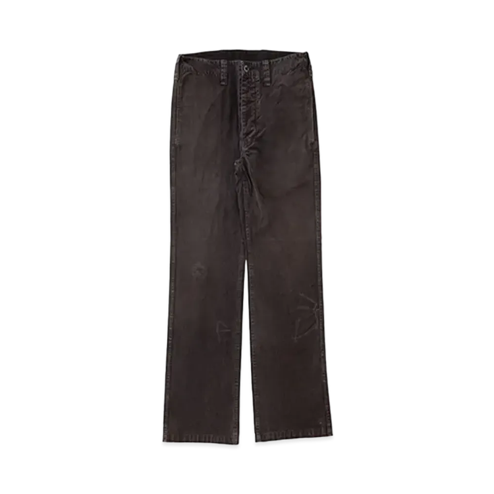 visvim GIFFORD PANTS DMGD "Black"