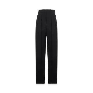 Saint Laurent Women's Pantalon Version Dro "Black"