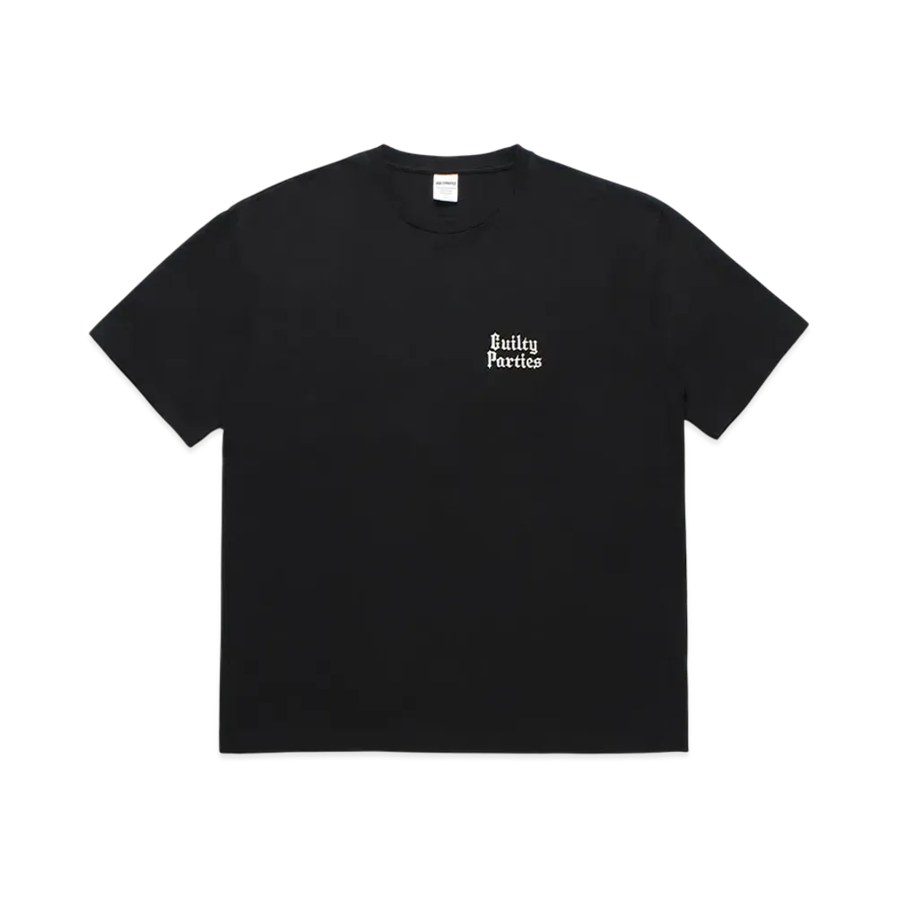 WACKO MARIA Washed Heavy Weight T-Shirt "Black"