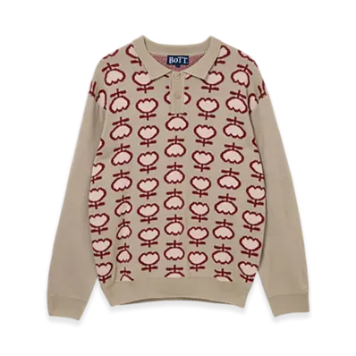 BoTT Tulip Knit Polo "Natural"