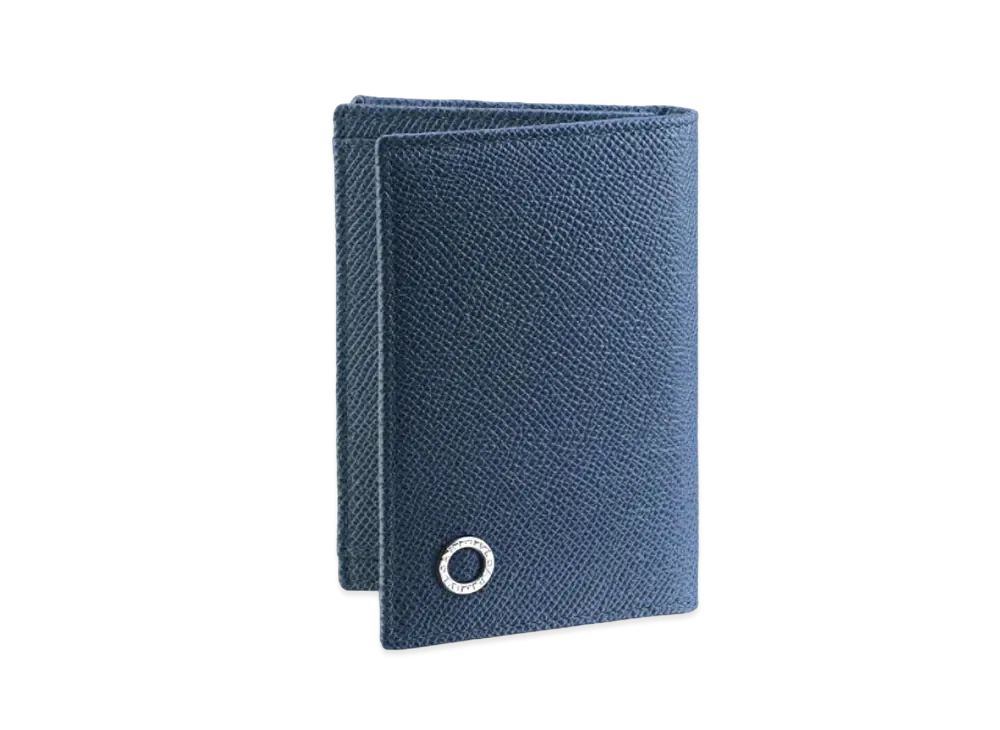 BVLGARI BVLGARI MAN Business Card Holder "Blue"