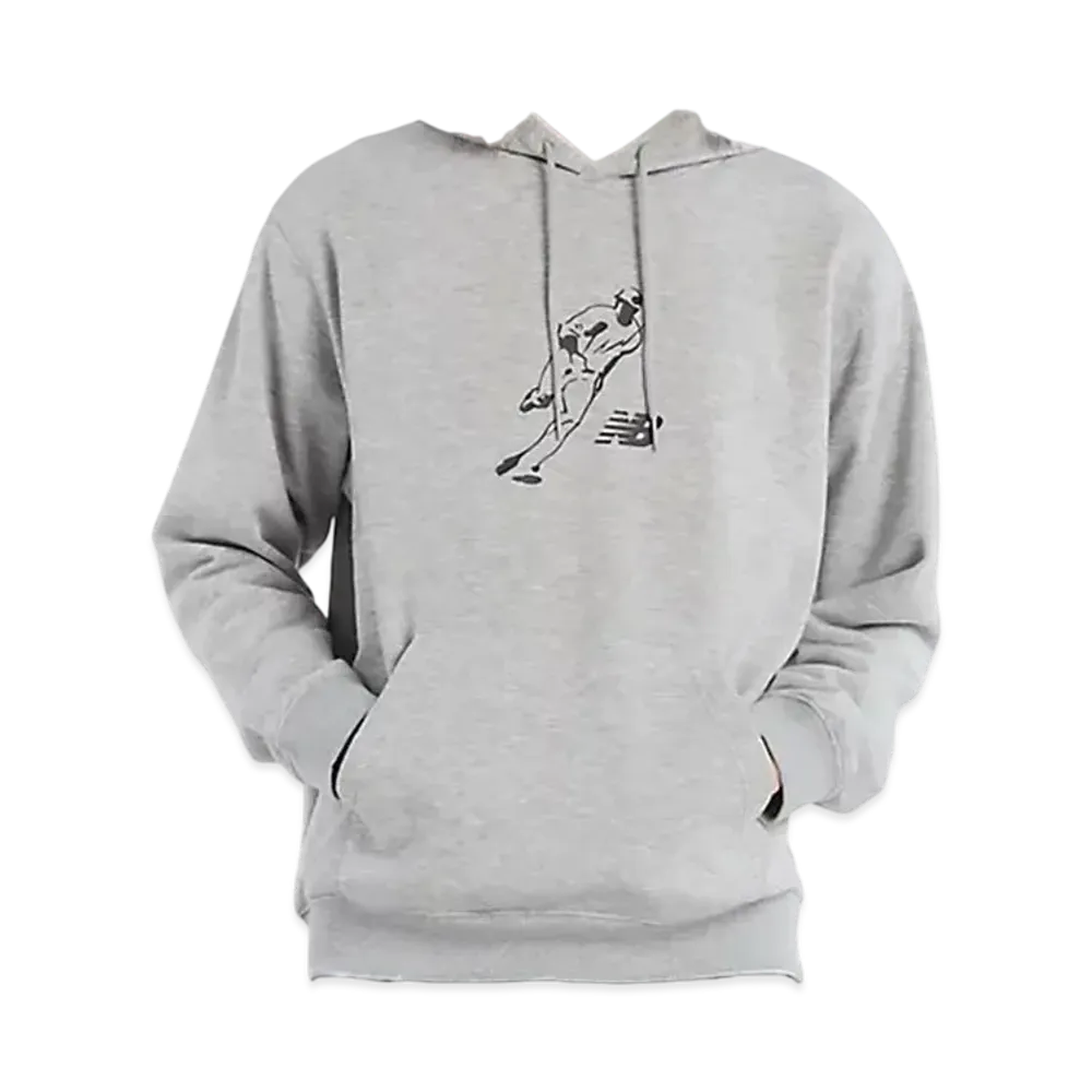New Balance Ohtani Logo Graphic Hoodie "Athletic Gray"