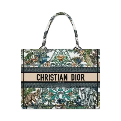 Dior Medium Dior Book Tote Etoile De Voyage Embroidery "Multicolor"