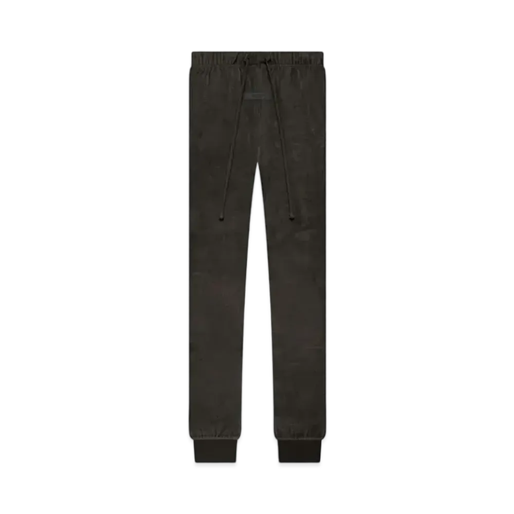 FEAR OF GOD ESSENTIALS Velour Pant "Off Black"