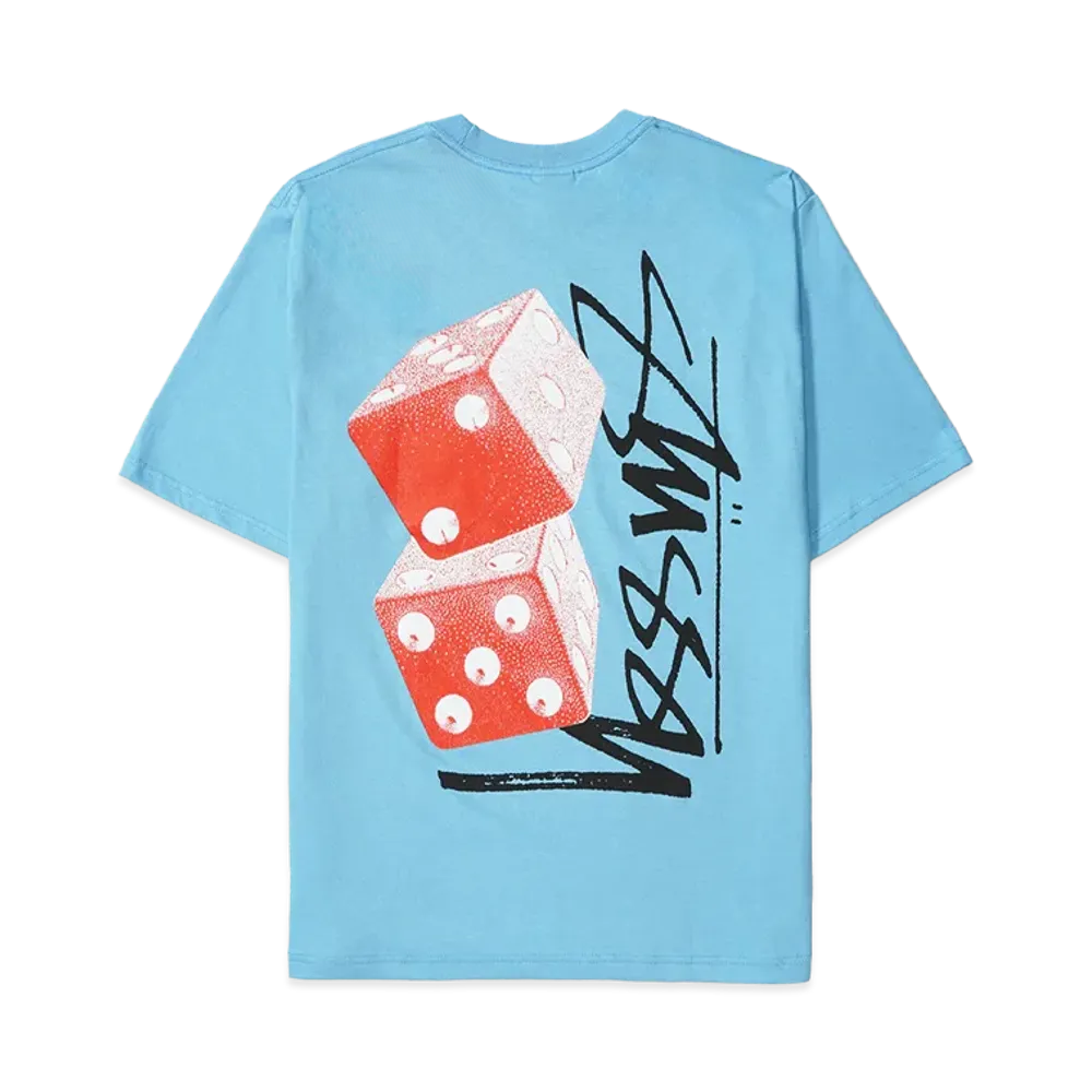 Stussy Tall Dice Tee "Sky Blue"