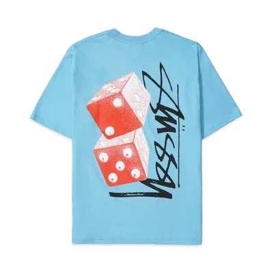 Stussy Tall Dice Tee "Sky Blue"