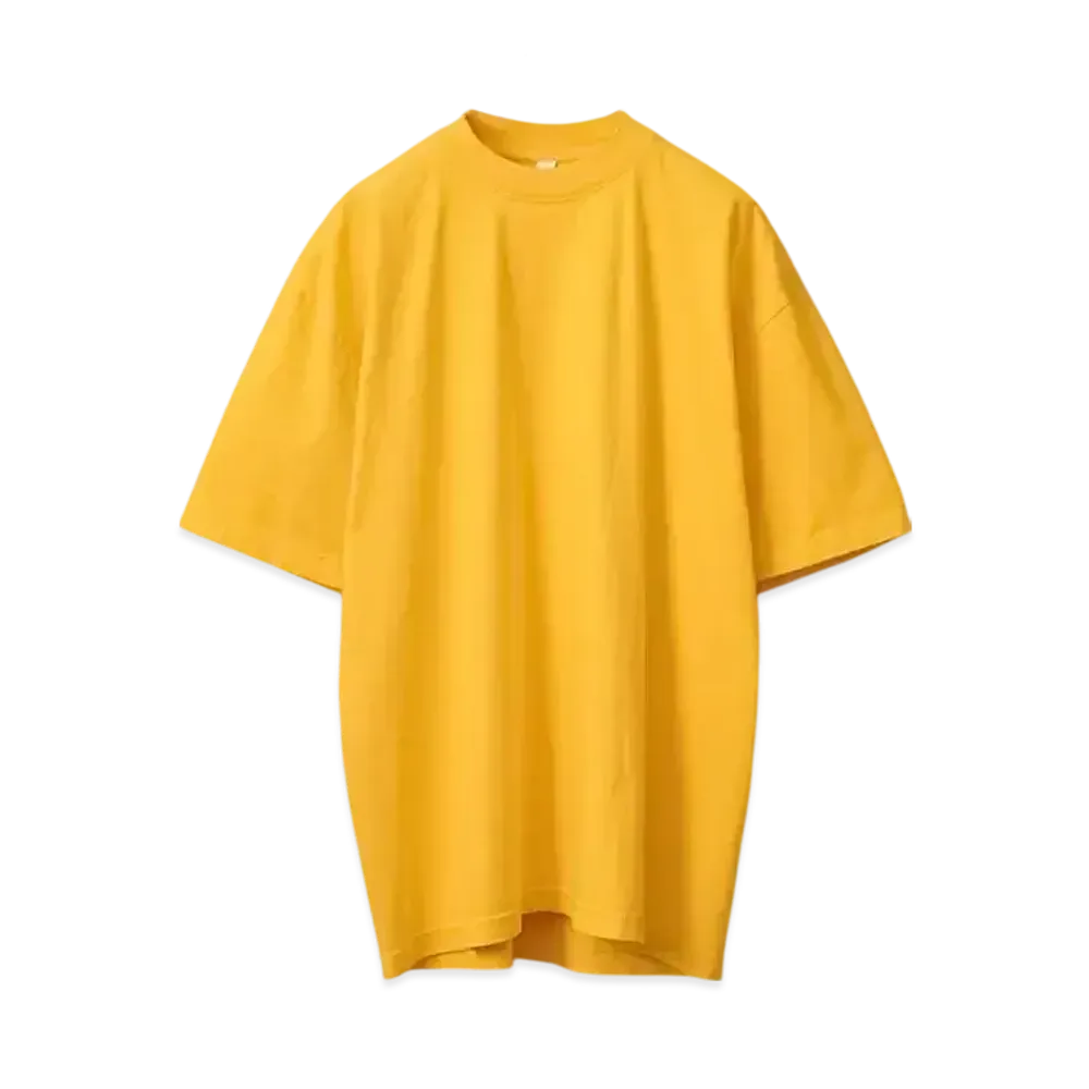 Los Angeles Apparel 6.5oz Garment Dye Crew Veck T-shirt "Gold"