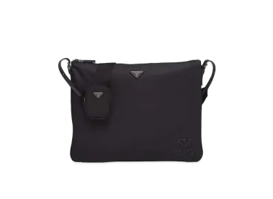 PRADA Leather Shoulder Bag "Black"